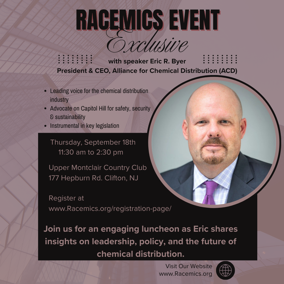 September Luncheon Featuring Eric R. Byer (2)